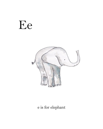Picture of EE IS FOR ELEPHANT