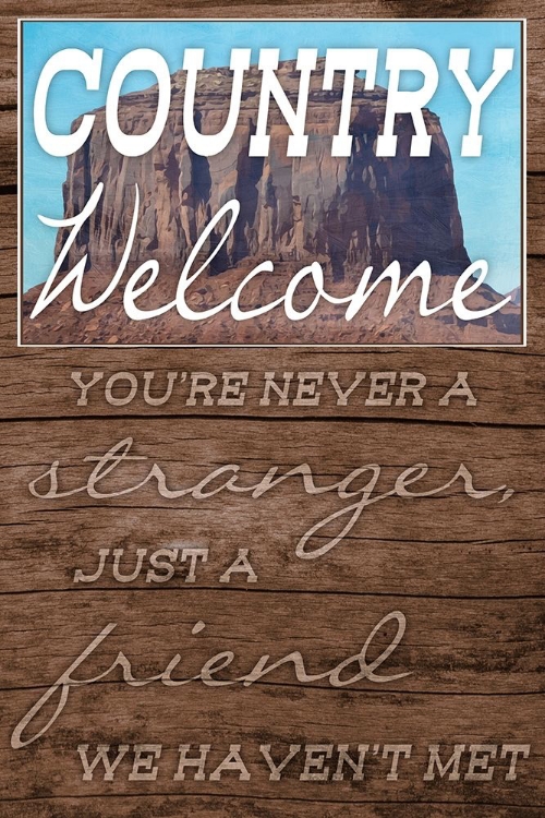 Picture of COUNTRY WELCOME