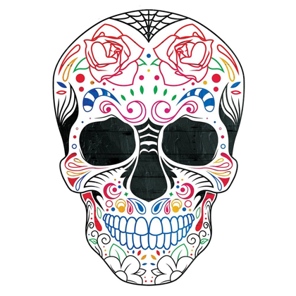 Picture of COLORFUL CANDY SKULL