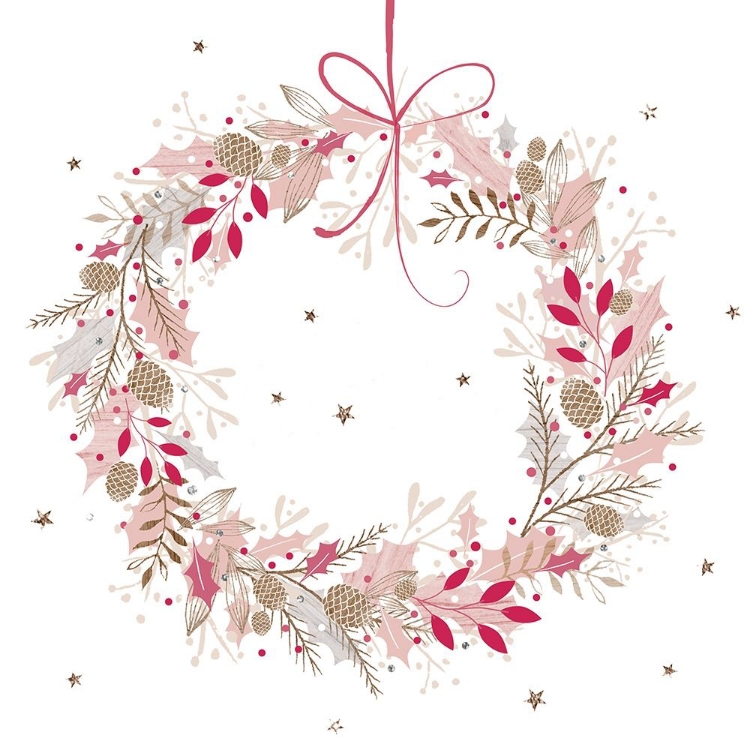 Picture of PRETTY PINK WREATH
