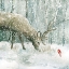 Picture of WINTER FOREST FRIENDS