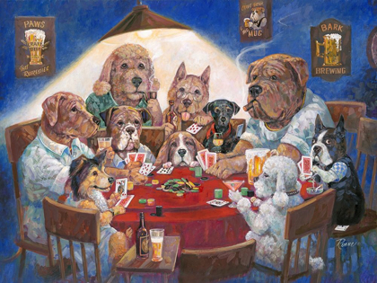 Picture of POKER DOGS