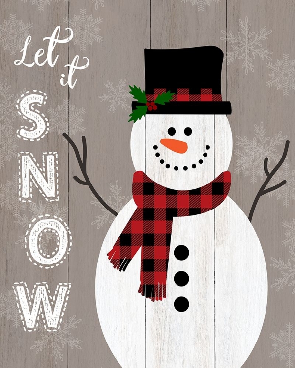 Picture of LET IT SNOW SNOWMAN