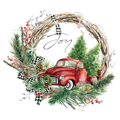 Picture of JOY TRUCK WREATH