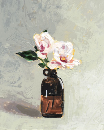 Picture of AMBER BOTTLE FLOWERS IV
