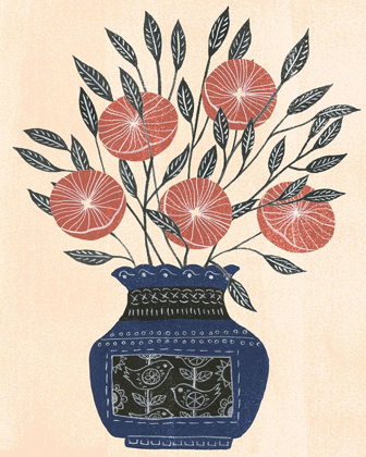 Picture of VASE OF FLOWERS I