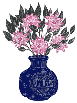 Picture of PAINTED VASE II