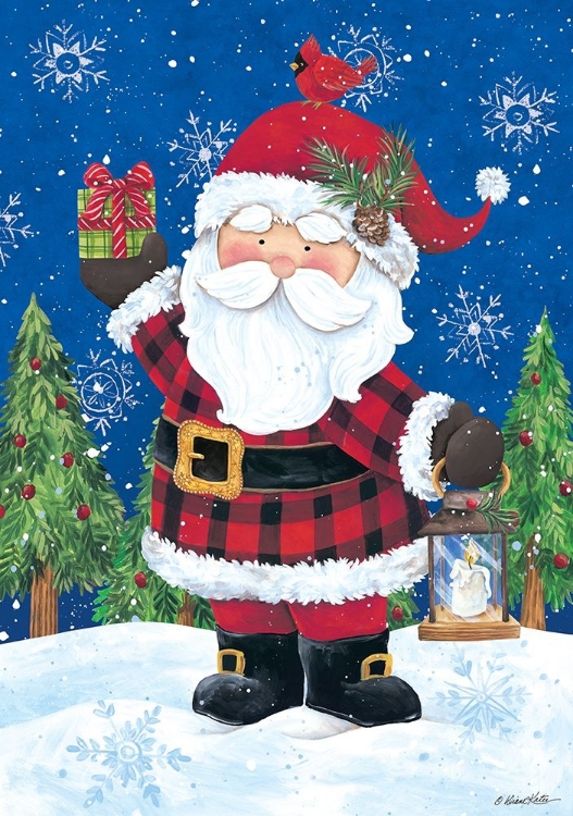 Picture of SANTA WITH LANTERN