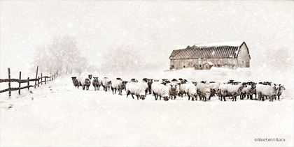 Picture of WARM WINTER BARN WITH SHEEP HERD