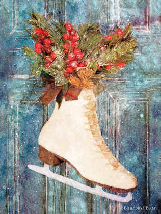 Picture of WINTER SKATE WITH FLORAL SPRAY