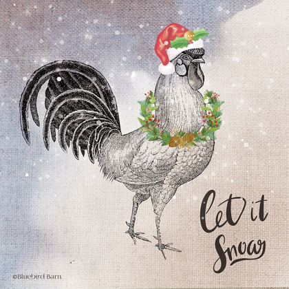 Picture of VINTAGE CHRISTMAS BE MERRY ROOSTER