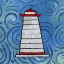 Picture of WHIMSY COASTAL CONCH LIGHTHOUSE
