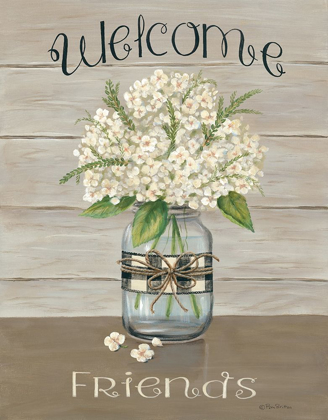 Picture of WELCOME FRIENDS MASON JAR