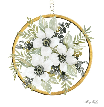 Picture of GEOMETRIC CIRCLE MUTED FLORAL