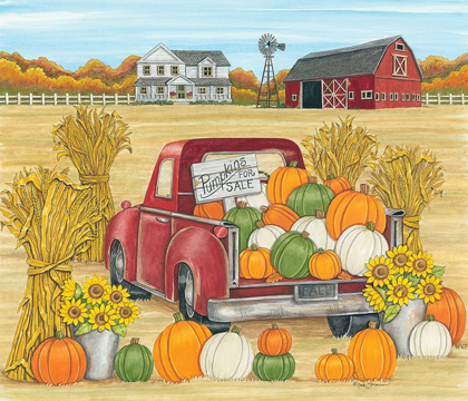 Picture of PUMPKINS FOR SALE RED TRUCK FARM