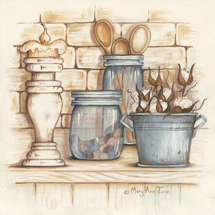 Picture of JARS AND WOODEN SPOONS