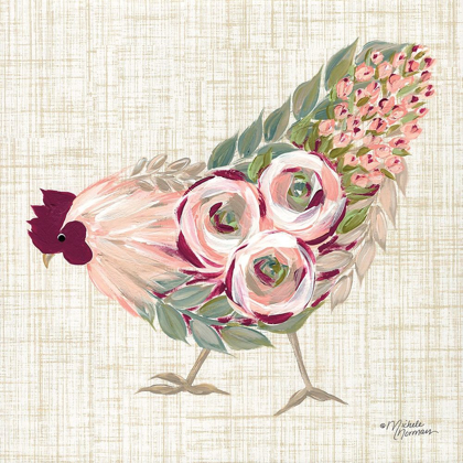 Picture of BOTANICAL ROOSTER II