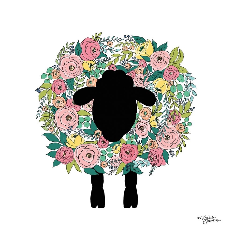 Picture of FLORAL SHEEP