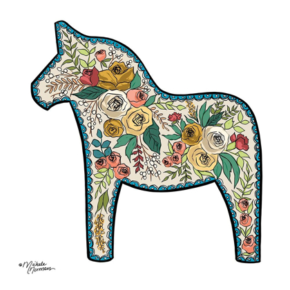 Picture of FLORAL HORSE