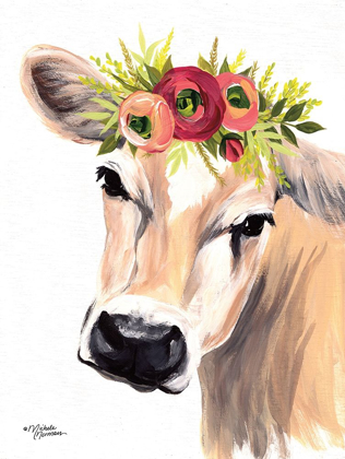 Picture of JERSEY COW WITH FLORAL CROWN