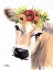 Picture of JERSEY COW WITH FLORAL CROWN