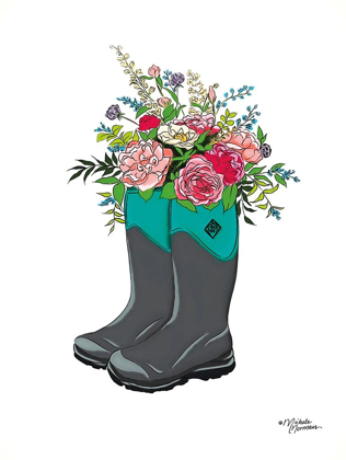 Picture of FLORAL BOOTS