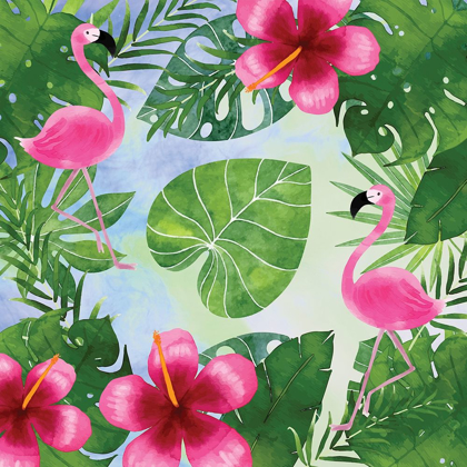 Picture of TROPICAL LIFE FLAMINGO I