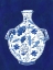 Picture of INDGIO PORCELAIN VASE I 