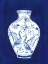 Picture of INDGIO PORCELAIN VASE II 