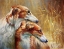 Picture of RUSSIAN GREYHOUNDS ON THE HUNT