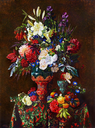 Picture of STILL-LIFE WITH A RED VASE