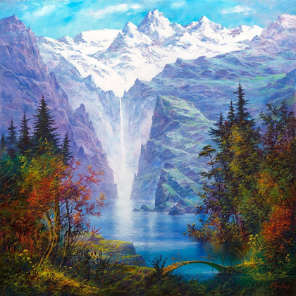 Picture of LAKE IN MOUNTAINS