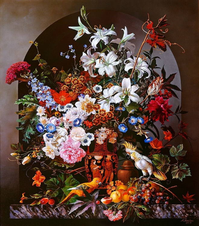 Picture of STILL-LIFE WITH PARROTS