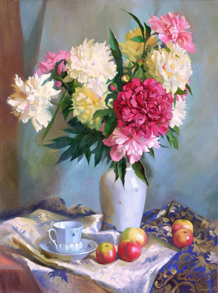 Picture of PEONIES AND APPLES