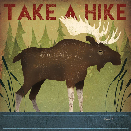 Picture of TAKE A HIKE MOOSE
