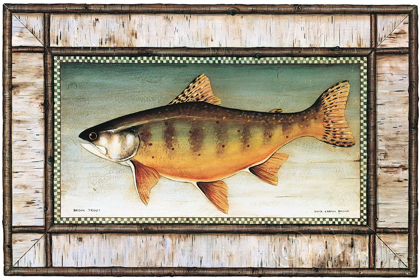 Picture of BROOK TROUT BIRCH BORDER