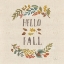 Picture of PEACE AND LODGE VI BURLAP