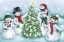 Picture of CLASSIC SNOWMEN IV DARK