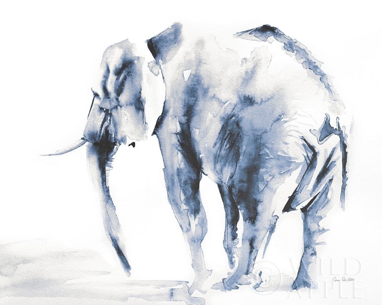 Picture of LONE ELEPHANT BLUE GRAY CROP