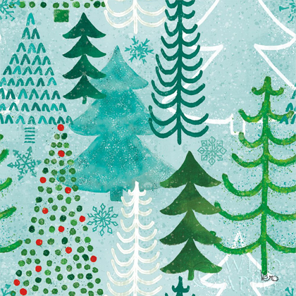 Picture of FESTIVE FOREST PATTERN V
