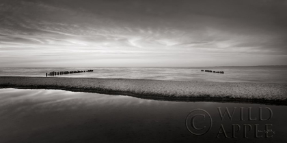 Picture of LAKE SUPERIOR BEACH IV BW