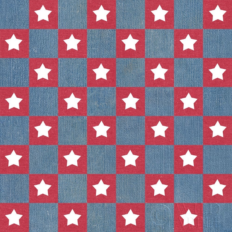 Picture of STARS AND STRIPES DARK PATTERN I