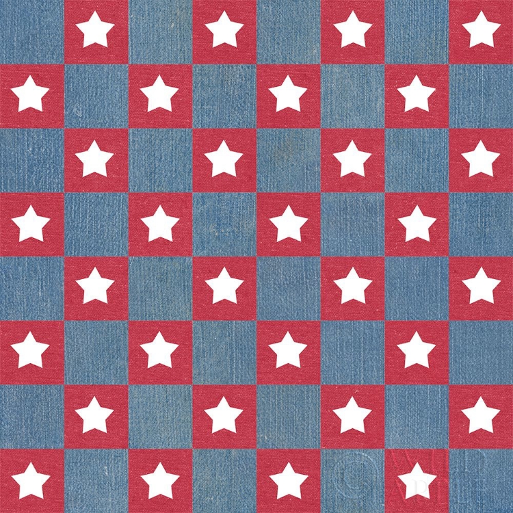 Picture of STARS AND STRIPES DARK PATTERN I