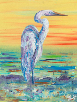 Picture of EGRET SUNSET I