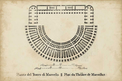 Picture of PLAN FOR THE THEATRE OF MARCELLUS