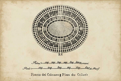 Picture of PLAN FOR THE COLOSSEUM