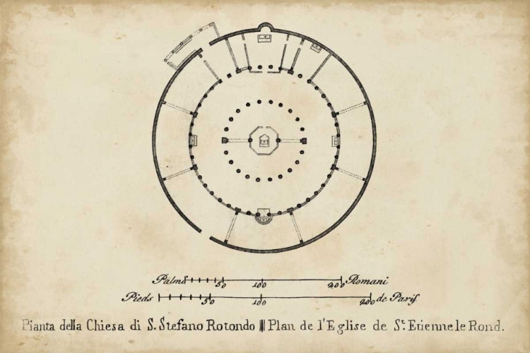 Picture of PLAN FOR ST. STEPHENS ROTUNDA