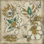 Picture of EARTHENWARE FLORAL IV