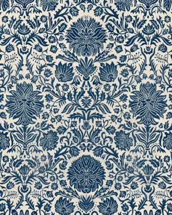 Picture of BAROQUE TAPESTRY IN NAVY I