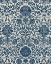 Picture of BAROQUE TAPESTRY IN NAVY I